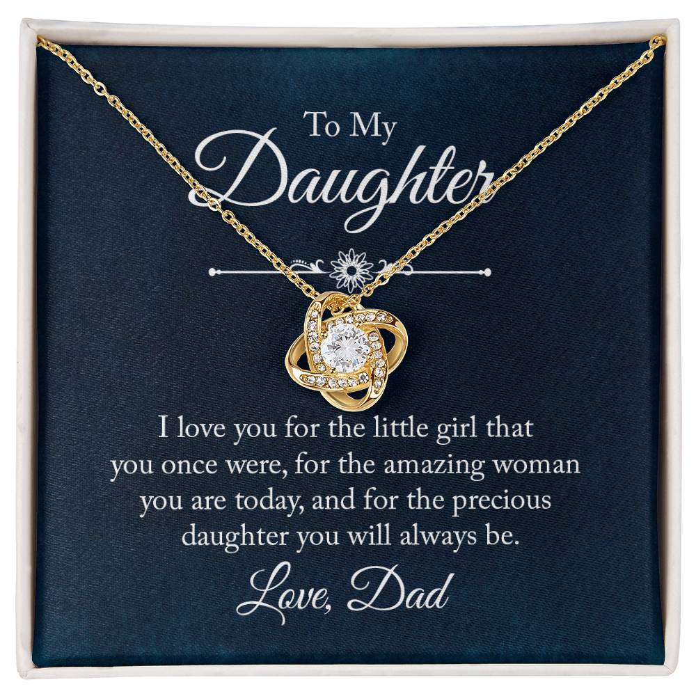 To My Daughter Necklace - Daughter Gift