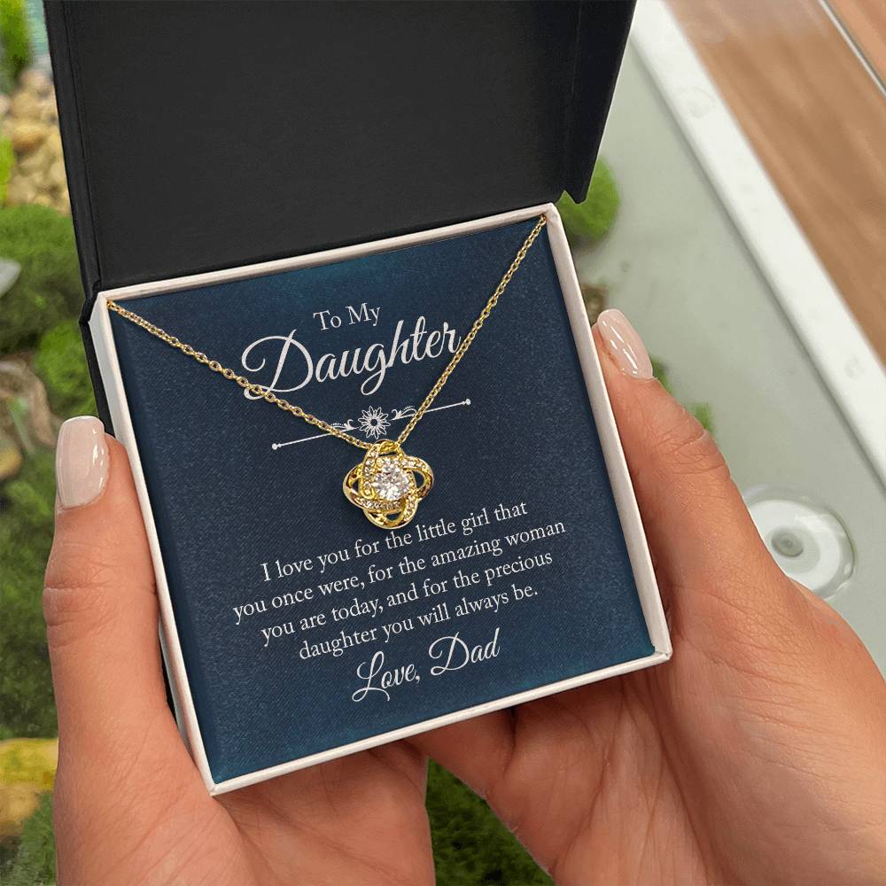 To My Daughter Necklace - Daughter Gift