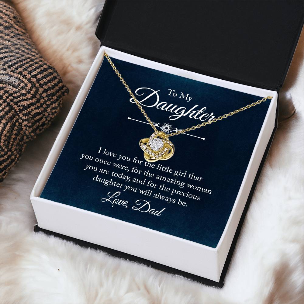 To My Daughter Necklace - Daughter Gift