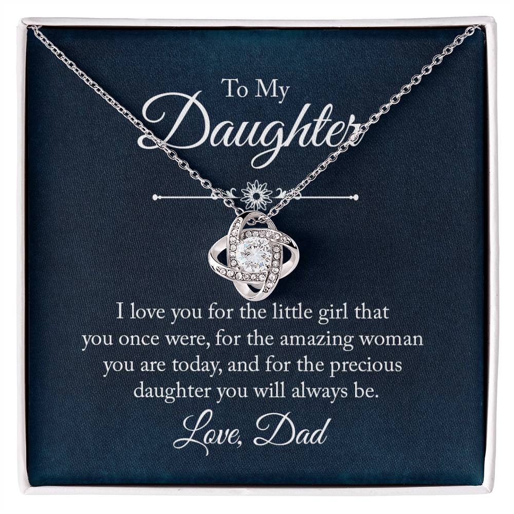 To My Daughter Necklace - Daughter Gift