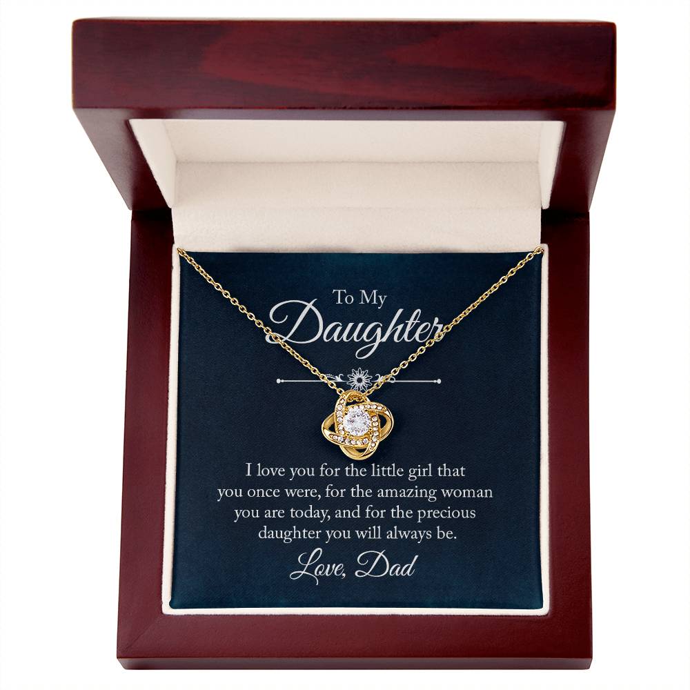 To My Daughter Necklace - Daughter Gift