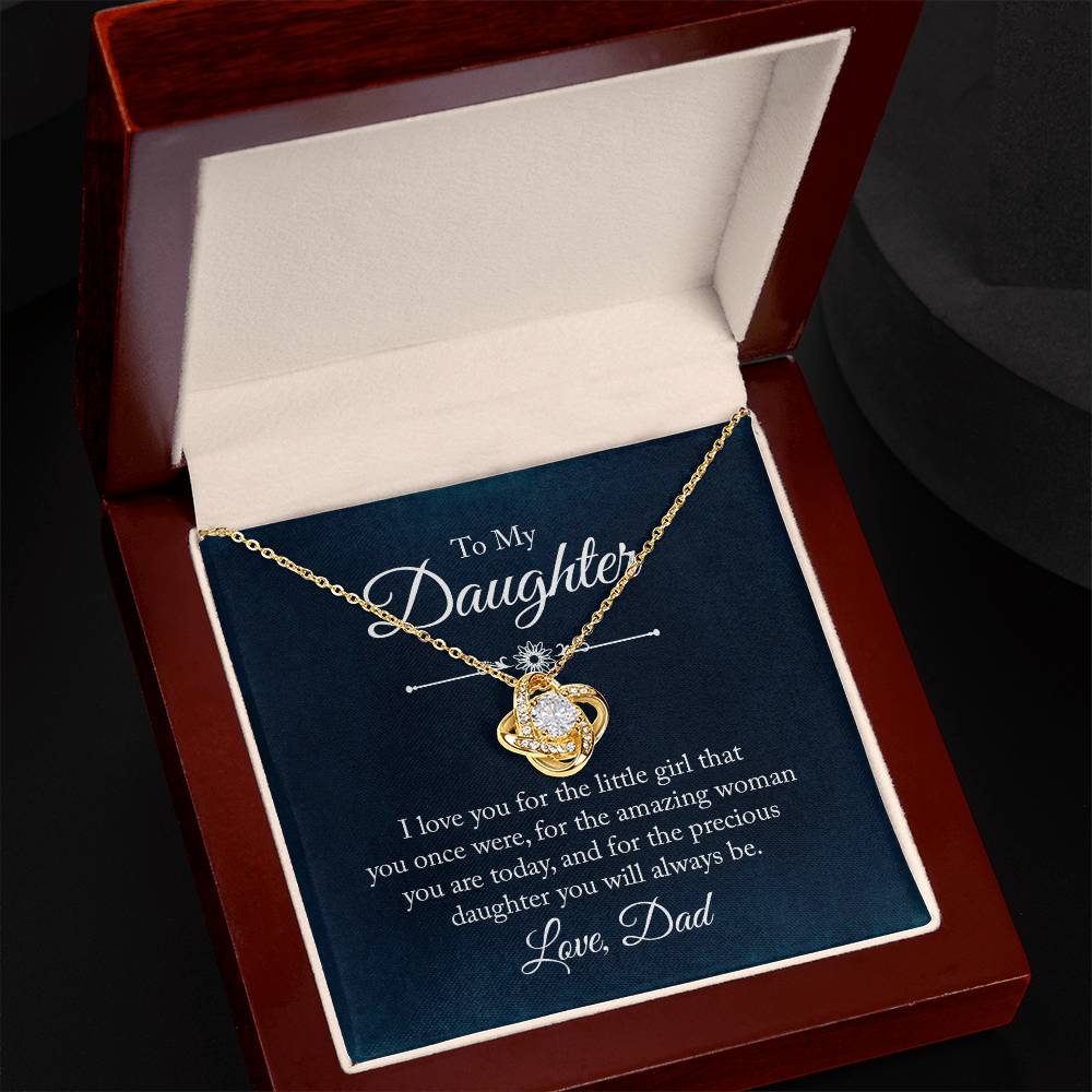 To My Daughter Necklace - Daughter Gift