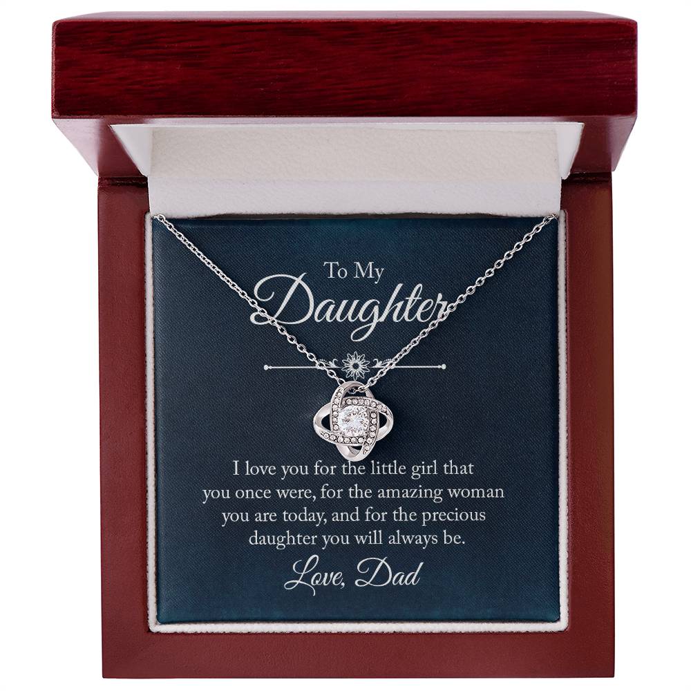 To My Daughter Necklace - Daughter Gift