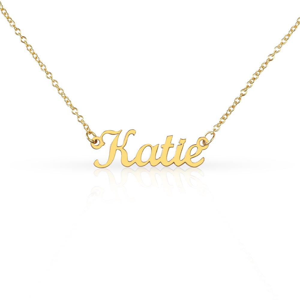 To My Daughter Name Necklace